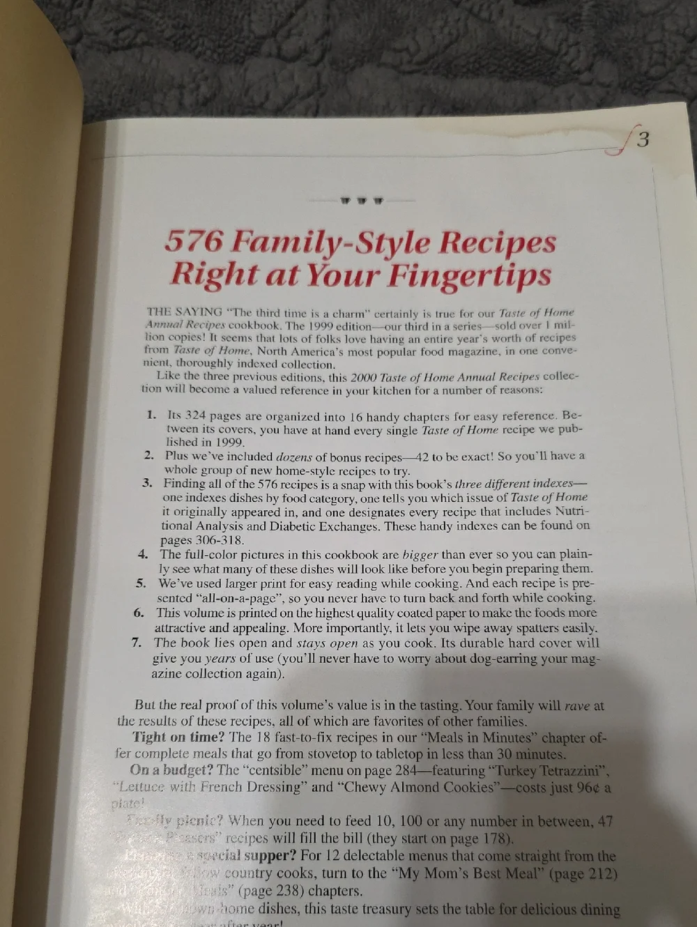 Taste of Home Cookbook Annual Recipes 2000
